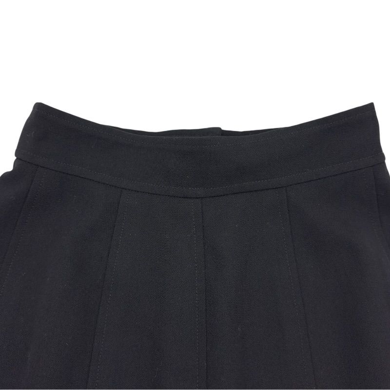 シャネル CHANEL ココマークボタンロングスカート P04351 ブラック