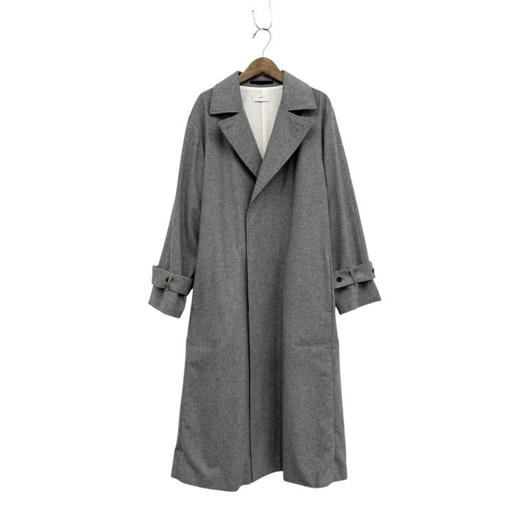 ATON エイトン MERINO COLLEGE FLANNEL RAIL COAT メリノ カレッジ 