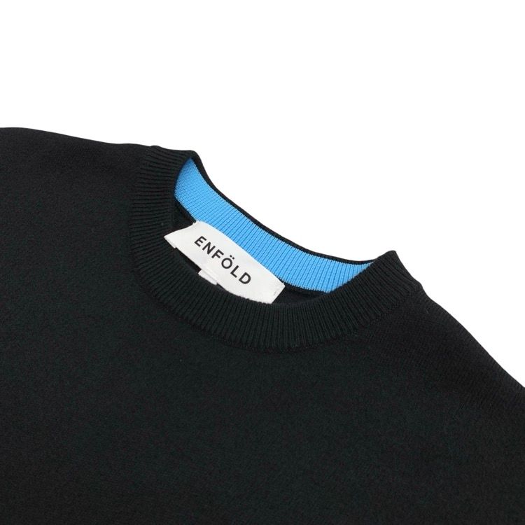 ENFOLD エンフォルド SLIT-RIB PULLOVER スリットリブプルオーバー