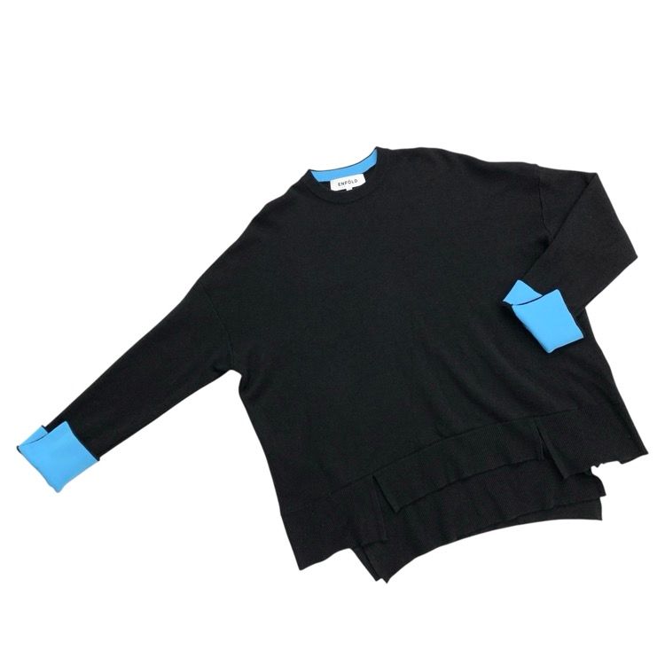 ENFOLD エンフォルド SLIT-RIB PULLOVER スリットリブプルオーバー