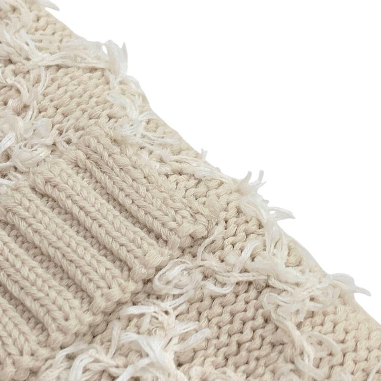 Rene ルネ ニット カーディガン カメリア付 パールボタン ベージュ 36