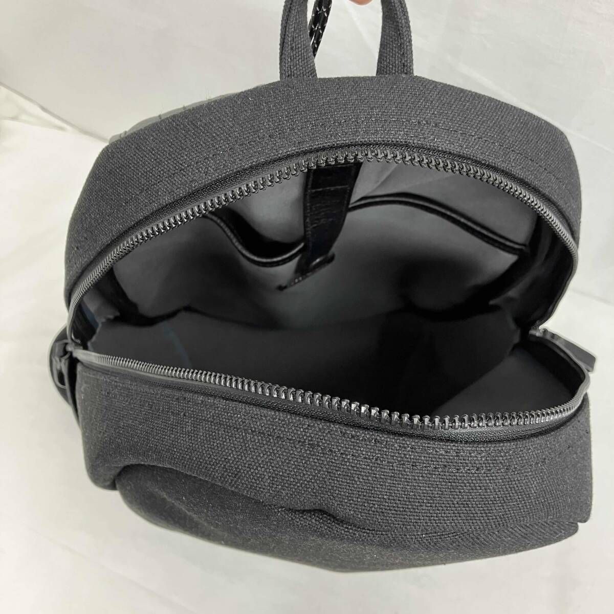 THE SOLE/ザソール/リュック/PAULキャンバスレザーパック/ブラック