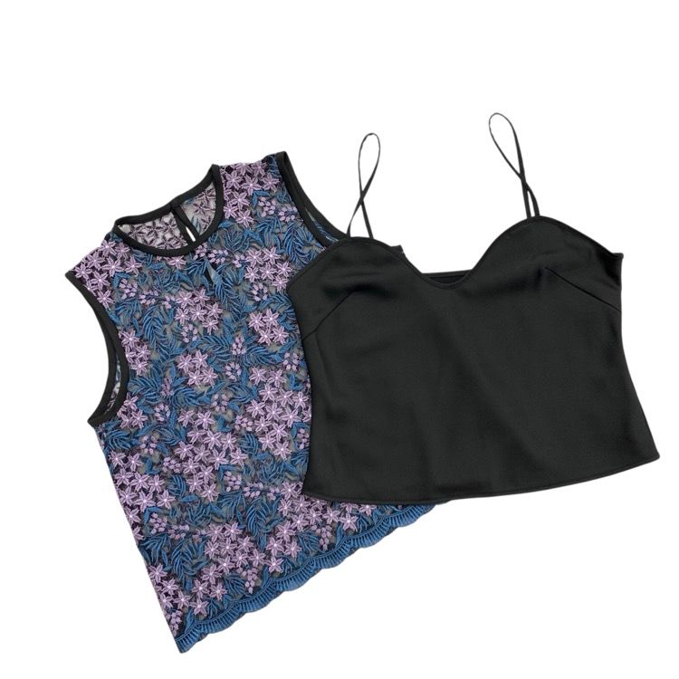 Mame Kurogouchi ★マメ クロゴウチ チュールレース刺繍ブラウス Mame Kurogouchi ☆マメ クロゴウチ チュールレース刺繍ブラウス