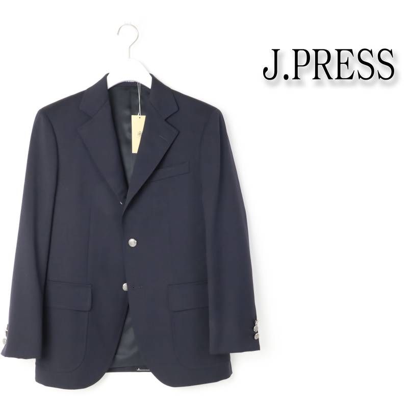 新品 J.PRESS ジェイプレス Jプレス 店舗限定 紺ブレザー クリアサージ 
