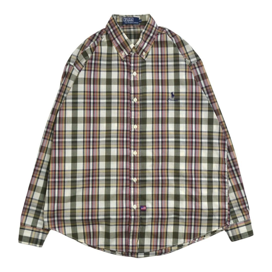 美品】Ralph Laurenラルフローレン コットン製胸ポニー刺繍クラシック