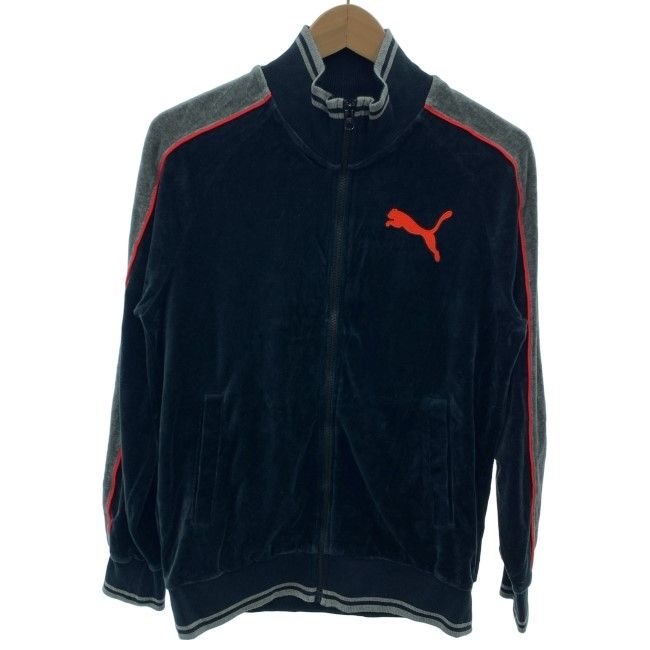 PUMA トラックジャケット ジャージ ベロア ハイネック フルジップ 無地
