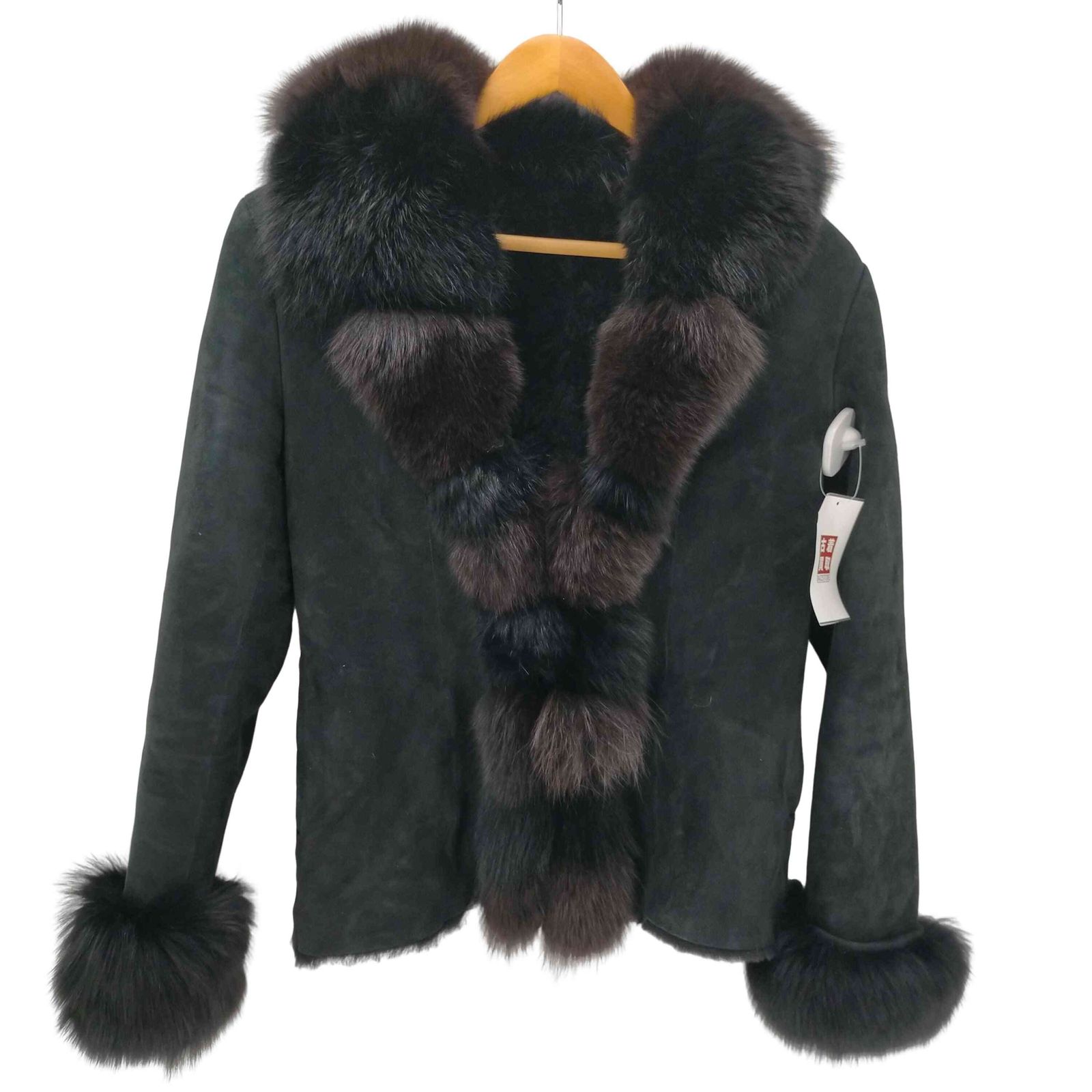 ユーズドフルギ USED古着 Real Fur 100% & Lamb Leathe Mouton Jacke  