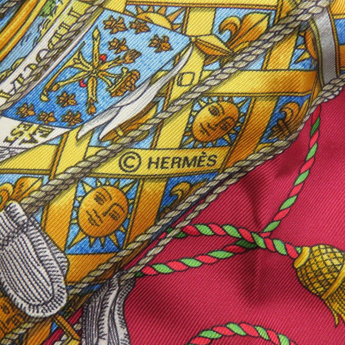 HERMES エルメス カレ90 タンブールの太鼓 スカーフ シルク レディース