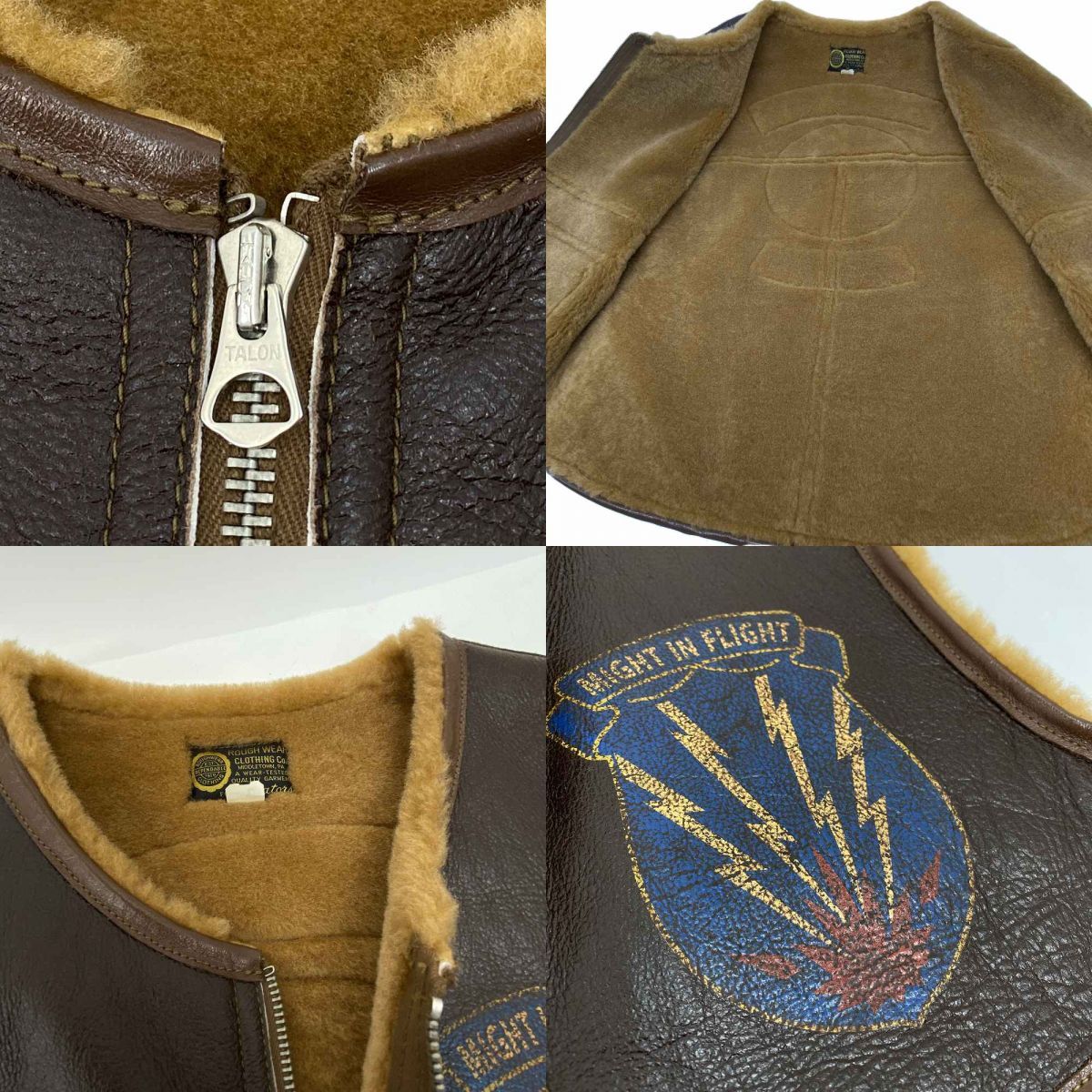 TOY'S McCOY トイズマッコイ ROUGH WEAR TYPE C-3 VEST ムートンベスト