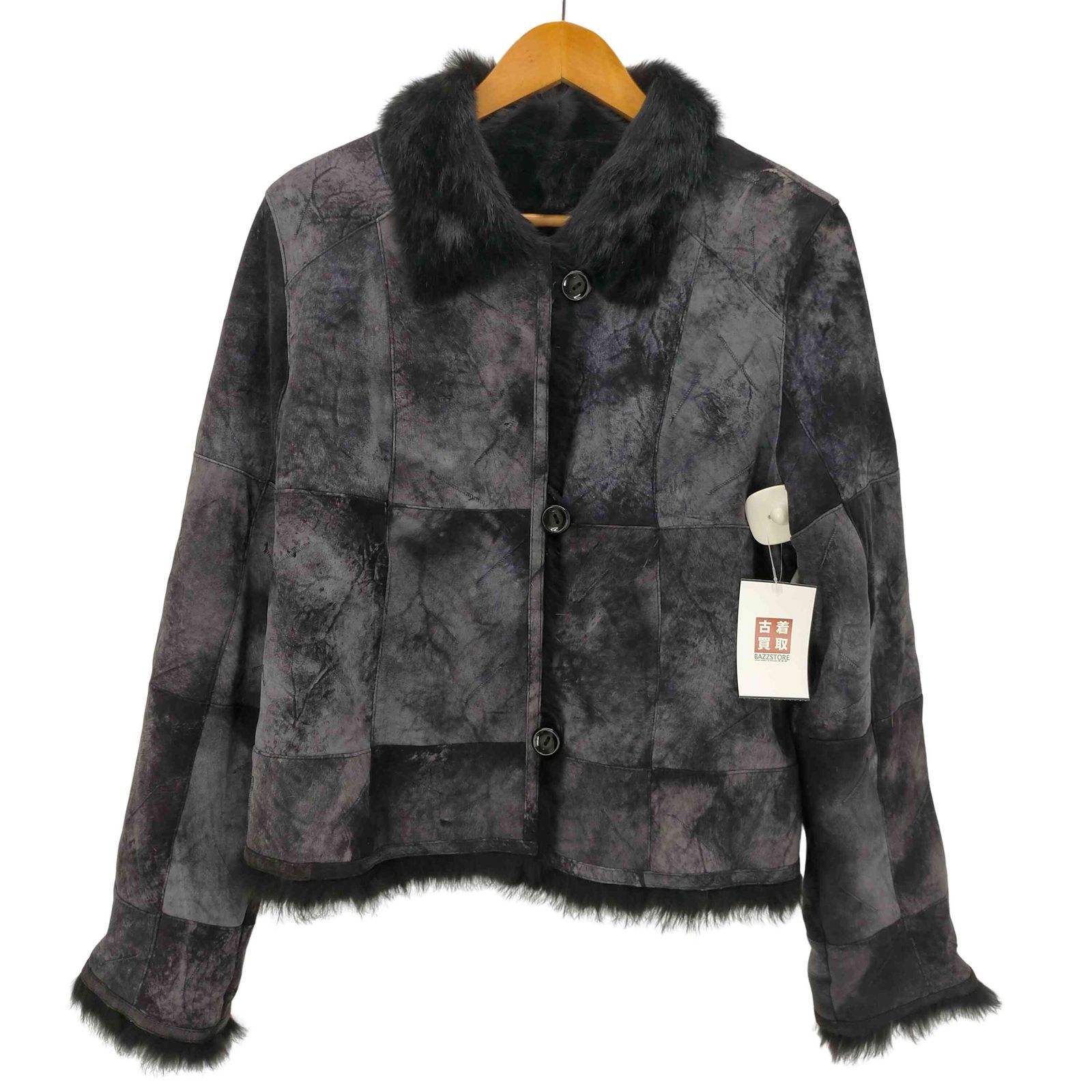 ユーズドフルギ USED古着 Real Fur 100% & Lamb Leathe Mouton Jacke  