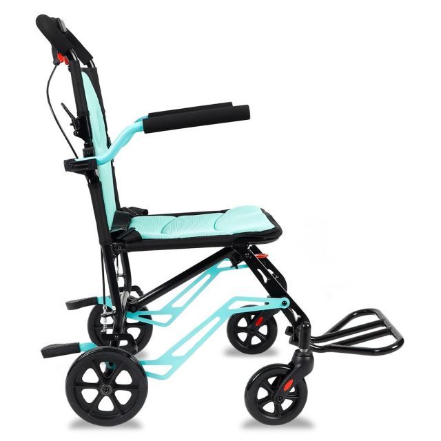 送料無料】Care-Parents 折り畳み車椅子 軽量 コンパクト 簡易式介助