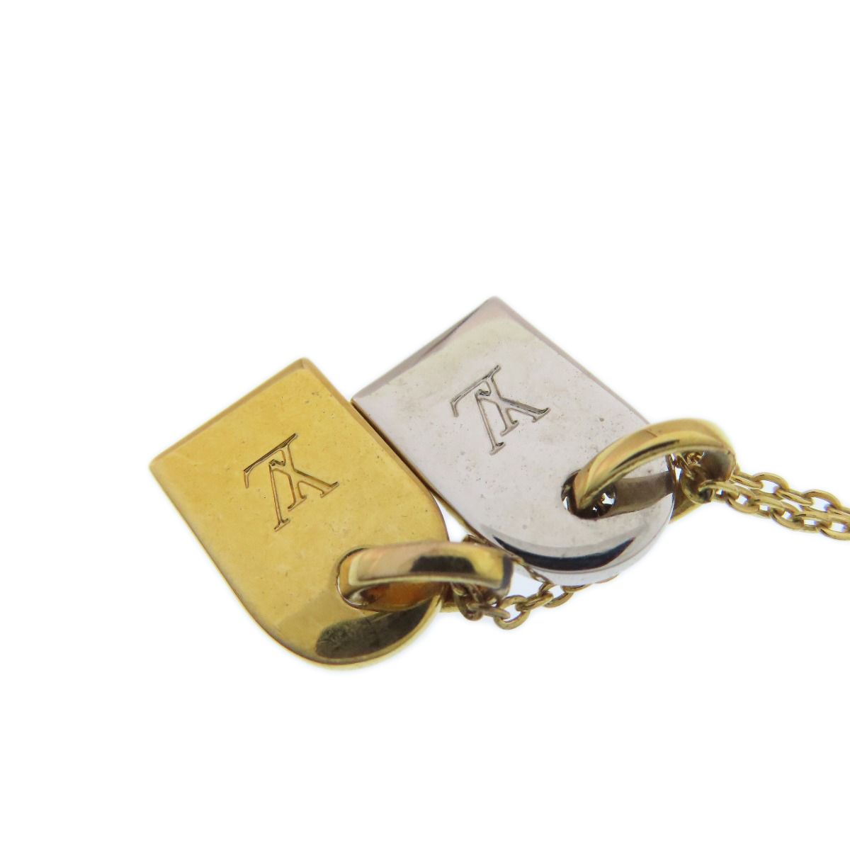 ルイヴィトン LOUIS VUITTON M63141 ナノグラム ネックレス 金属製 