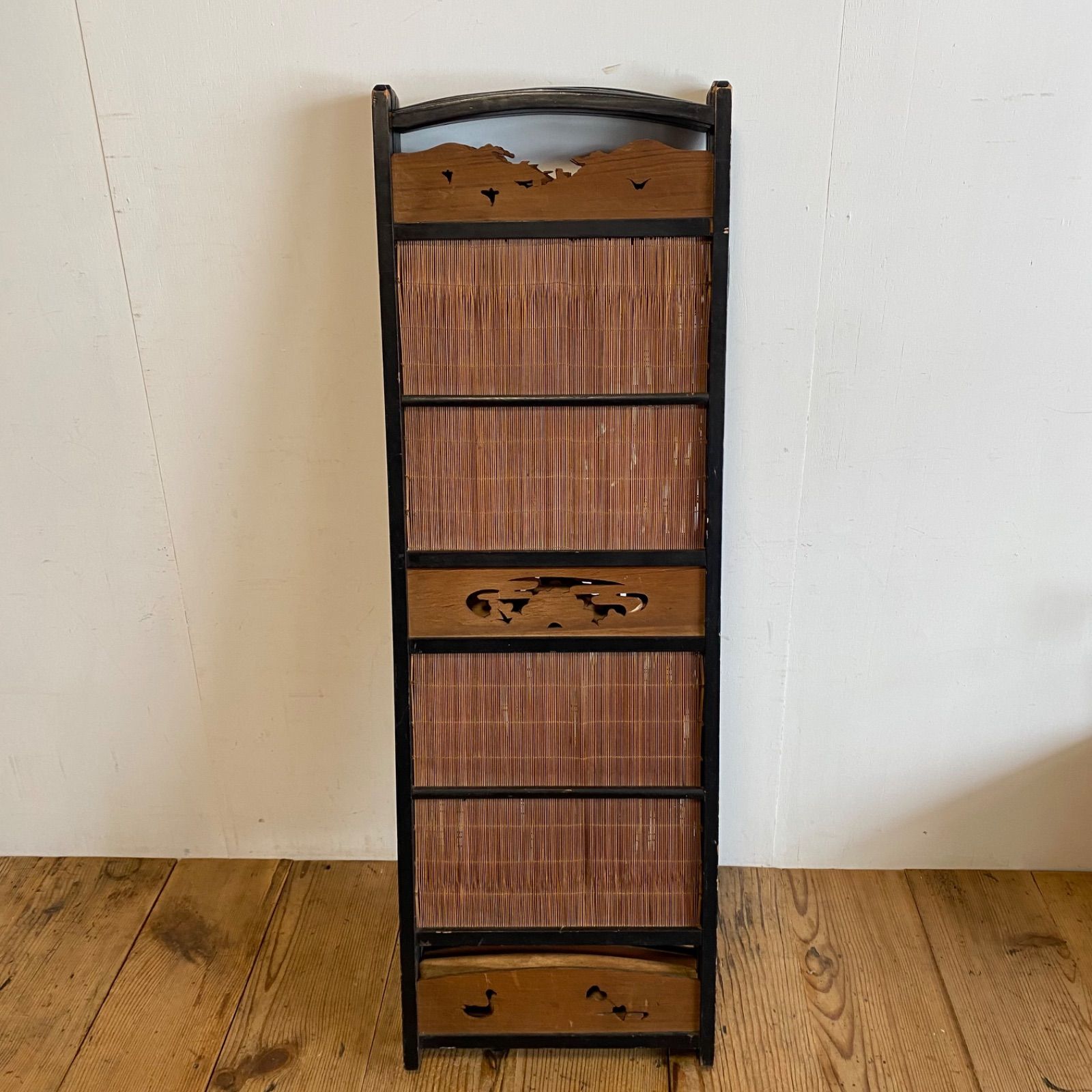 アンティーク パーテーション 間仕切り 透かし彫り 衝立 y569 - メルカリ