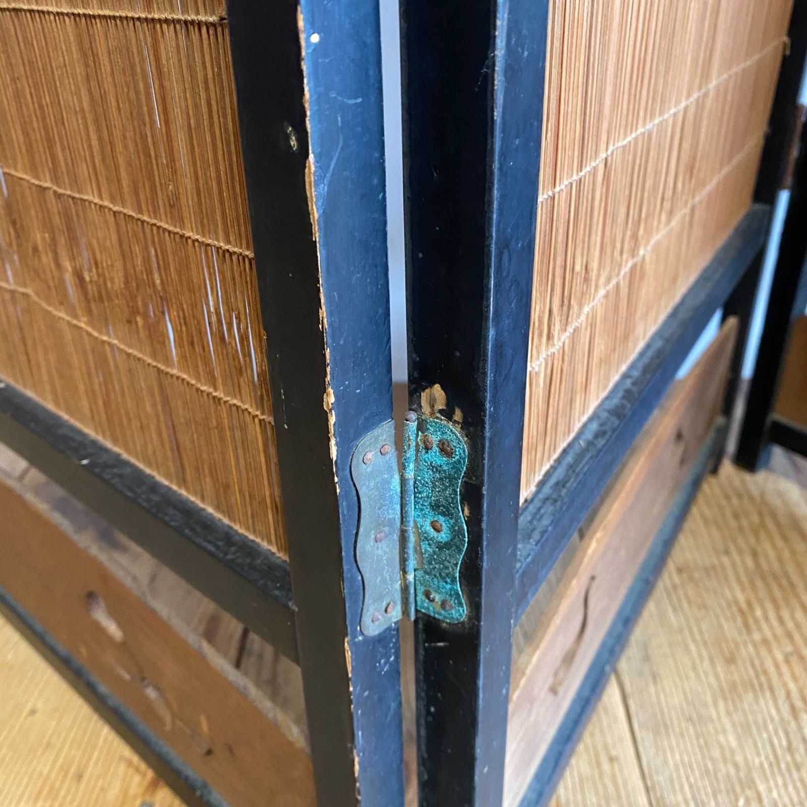 アンティーク パーテーション 間仕切り 透かし彫り 衝立 y569 - メルカリ