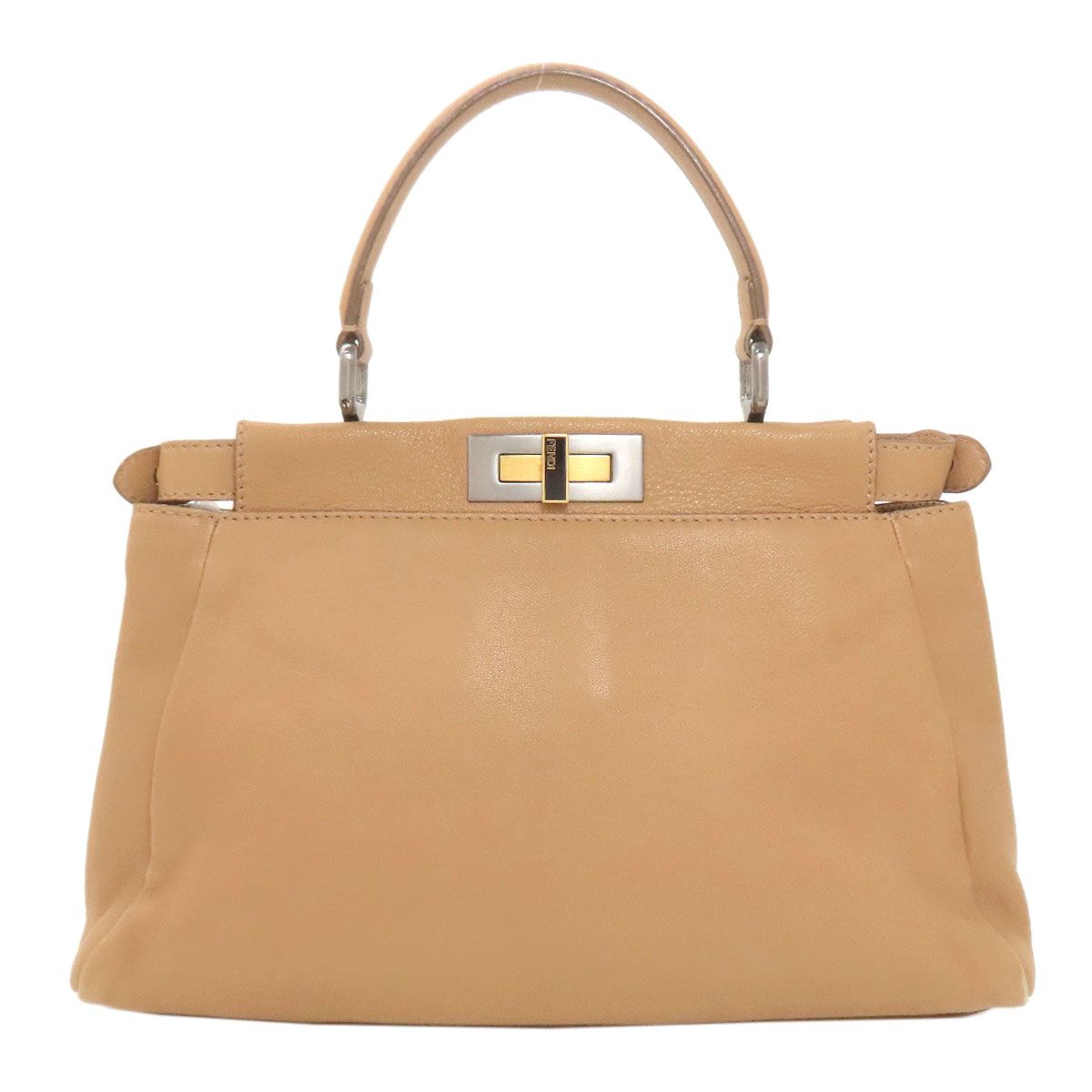 FENDI フェンディ ピーカブー 2WAY ハンドバッグ カーフ レディース