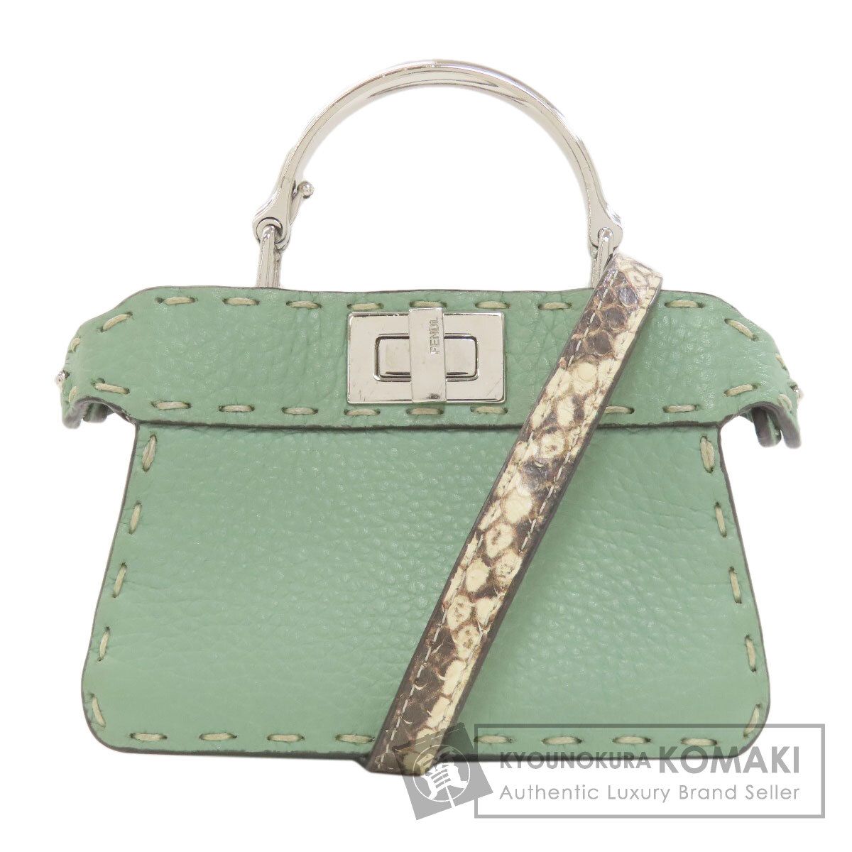 FENDI フェンディ マイクロピーカブー セレリア 2WAY ハンドバッグ