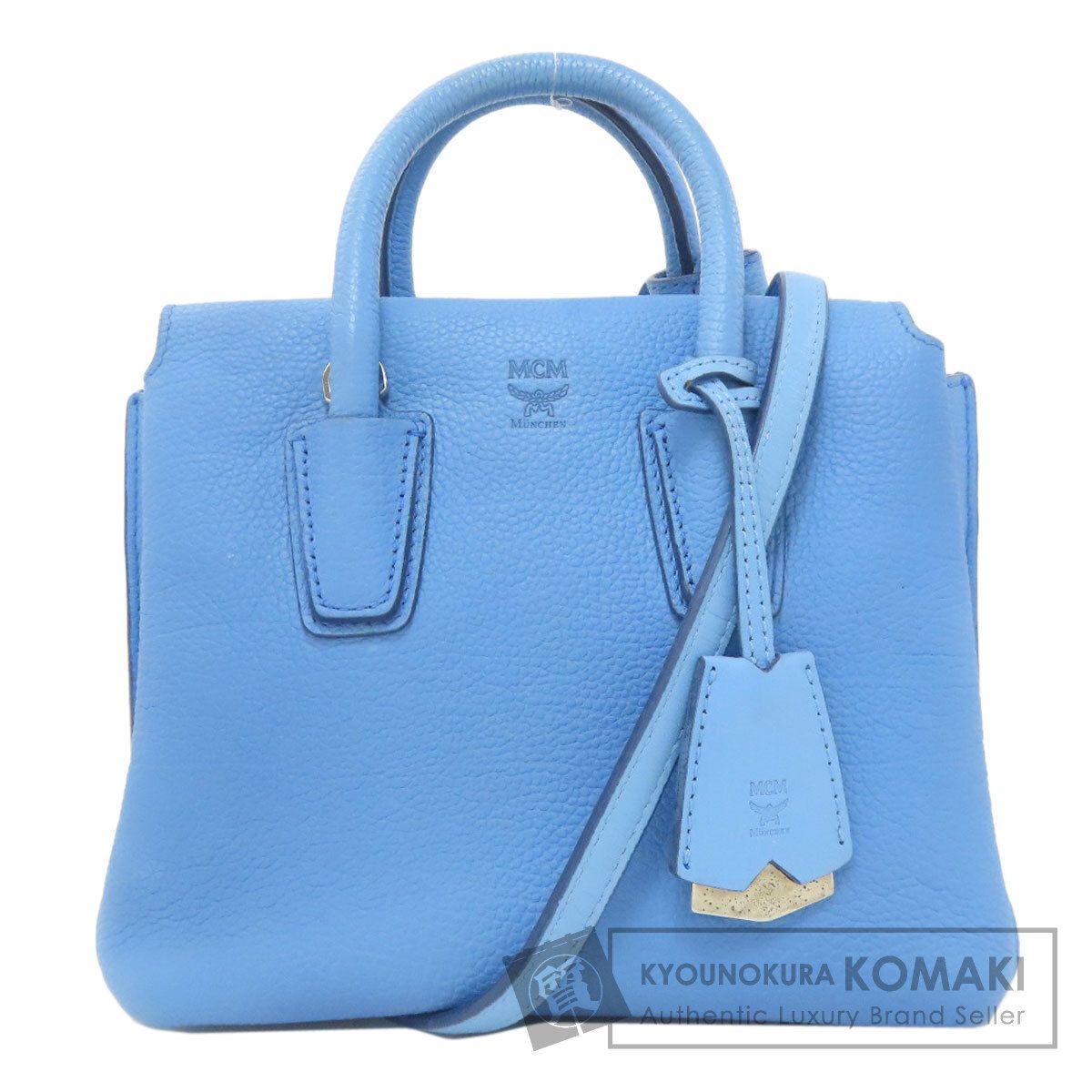 【超メルカリ市開催中！】MCM　エムシーエム　ハンドバッグ MCM エムシーエム ハンドバッグ レザー - メルカリ