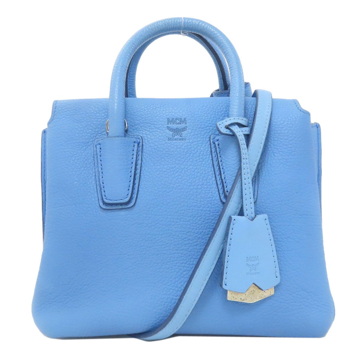 MCM エムシーエム 2WAY ハンドバッグ レザー レディース [中古] - メルカリ