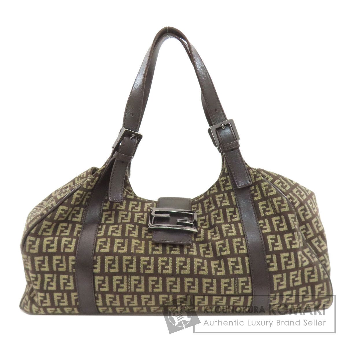 FENDI フェンディ ズッキーノ トートバッグ キャンバス レディース