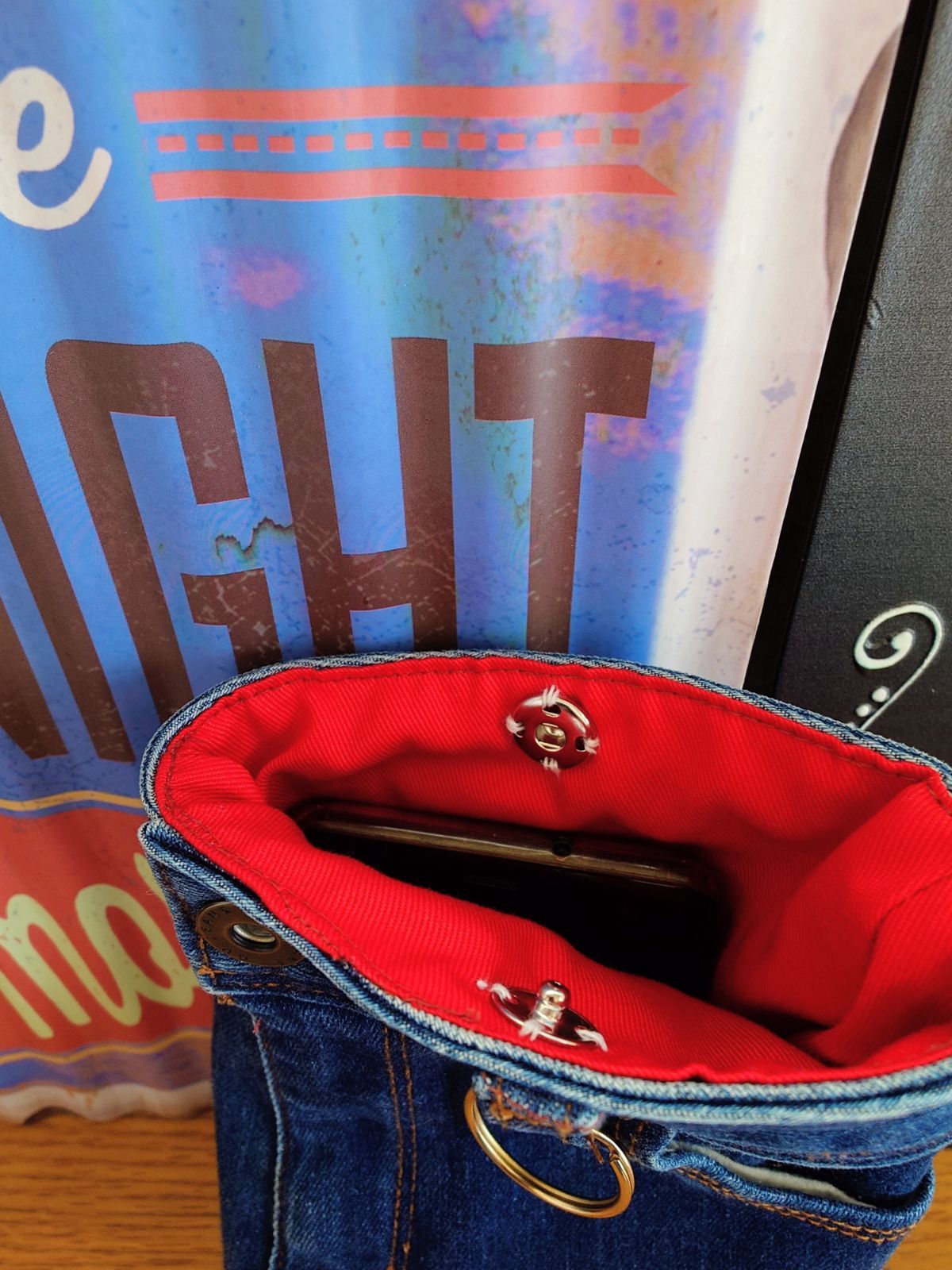 149☆USEDデニムリメイク☆スマホケース☆マルチポーチ☆メガネケース