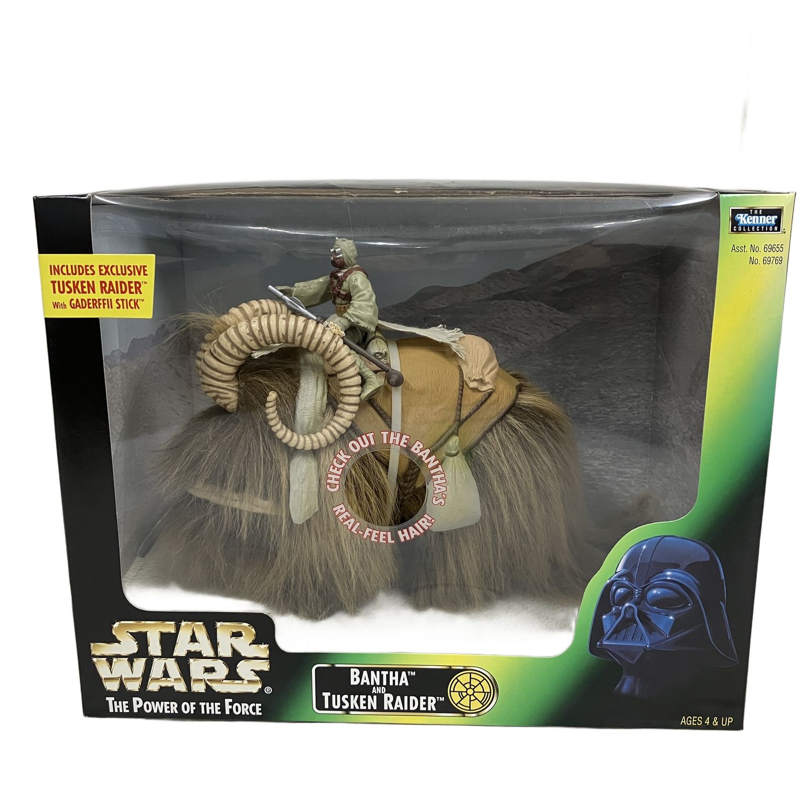 STAR WARS THE POWER OF THE FORCE BANTHA AND TUSKEN RAIDER