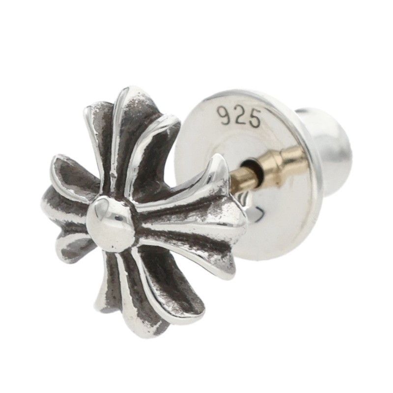 クロムハーツ No2 CH PLS/CHプラススタッド シルバーピアス メンズ