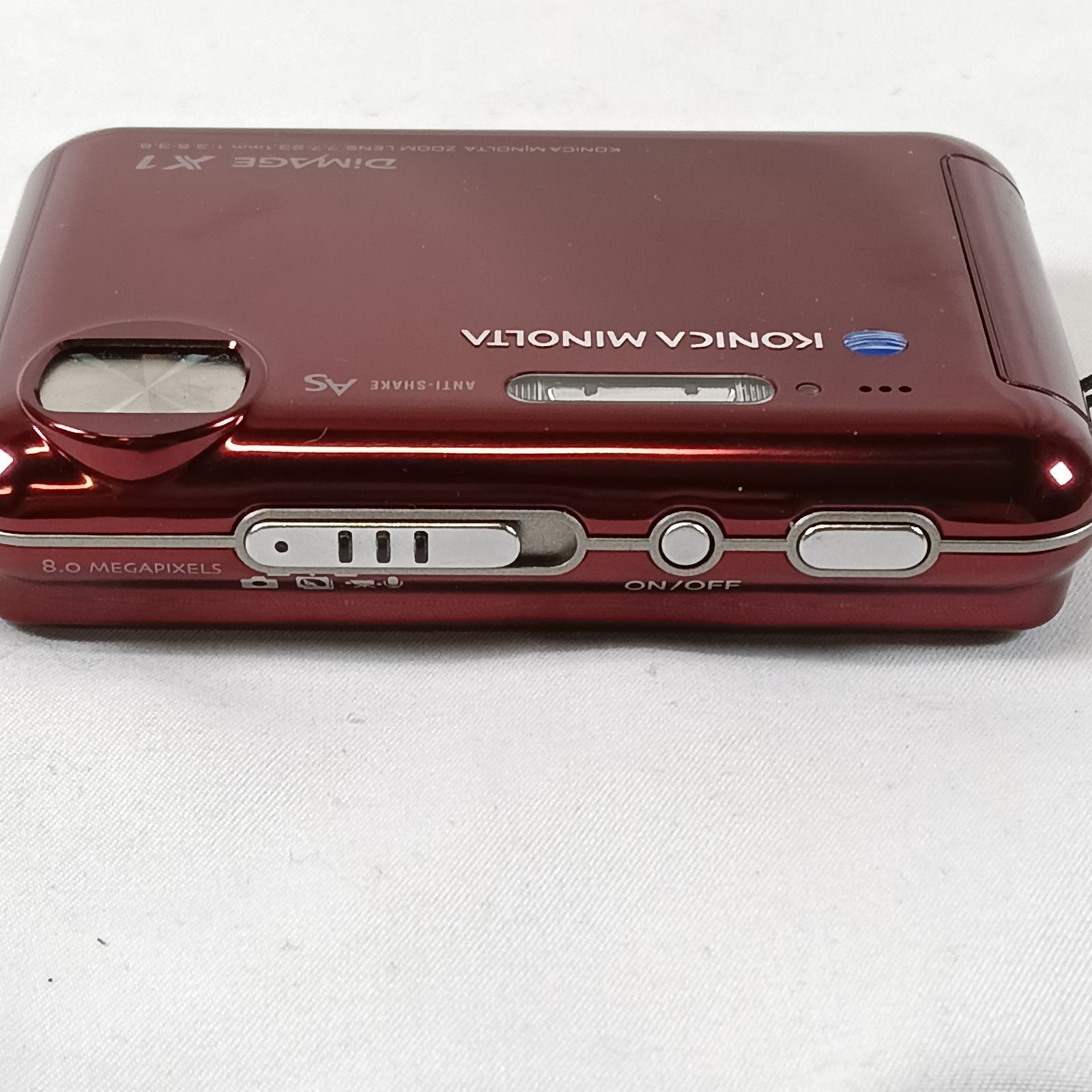 オールドデジカメ　コニカミノルタ Dimage X1 2台セット 希少】本体＋バッテリー＆SD(2GB) コニカミノルタ DiMAGE X1 ワイン