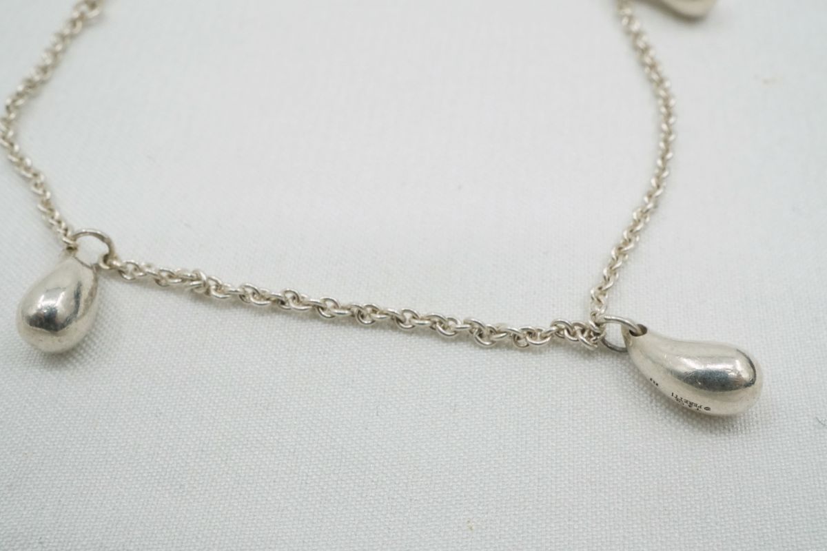 ティファニー ティアドロップ ブレスレット エルサペレッティ 3連