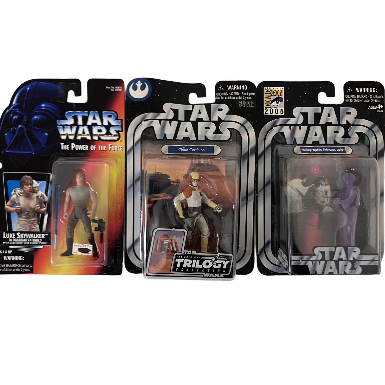 スターウォーズ THE POWER OF THE FORCE LUKE / LANDO など6点セット