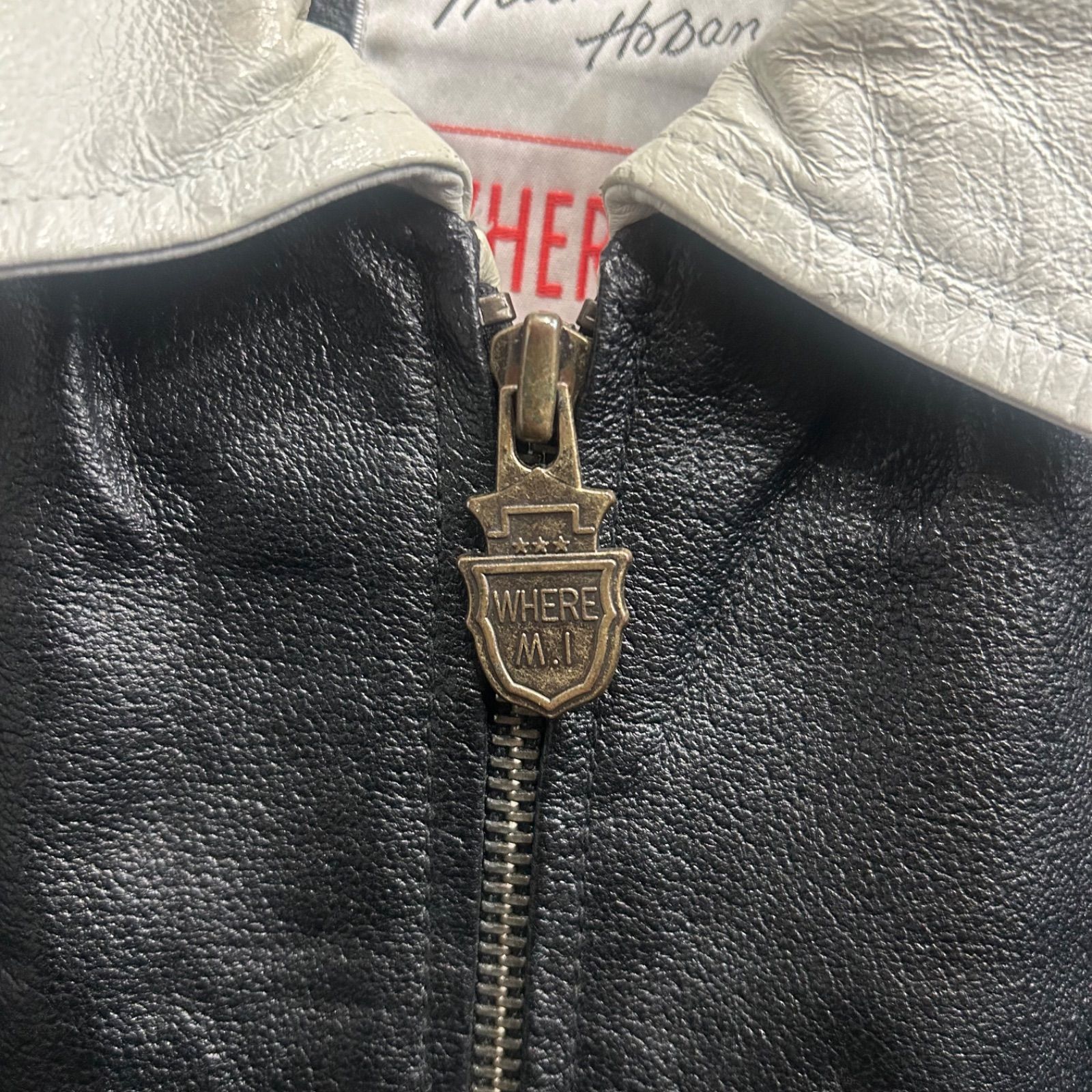 Michael Hoban マイケルホーバン レザージャケット 黒 ブラック レザー