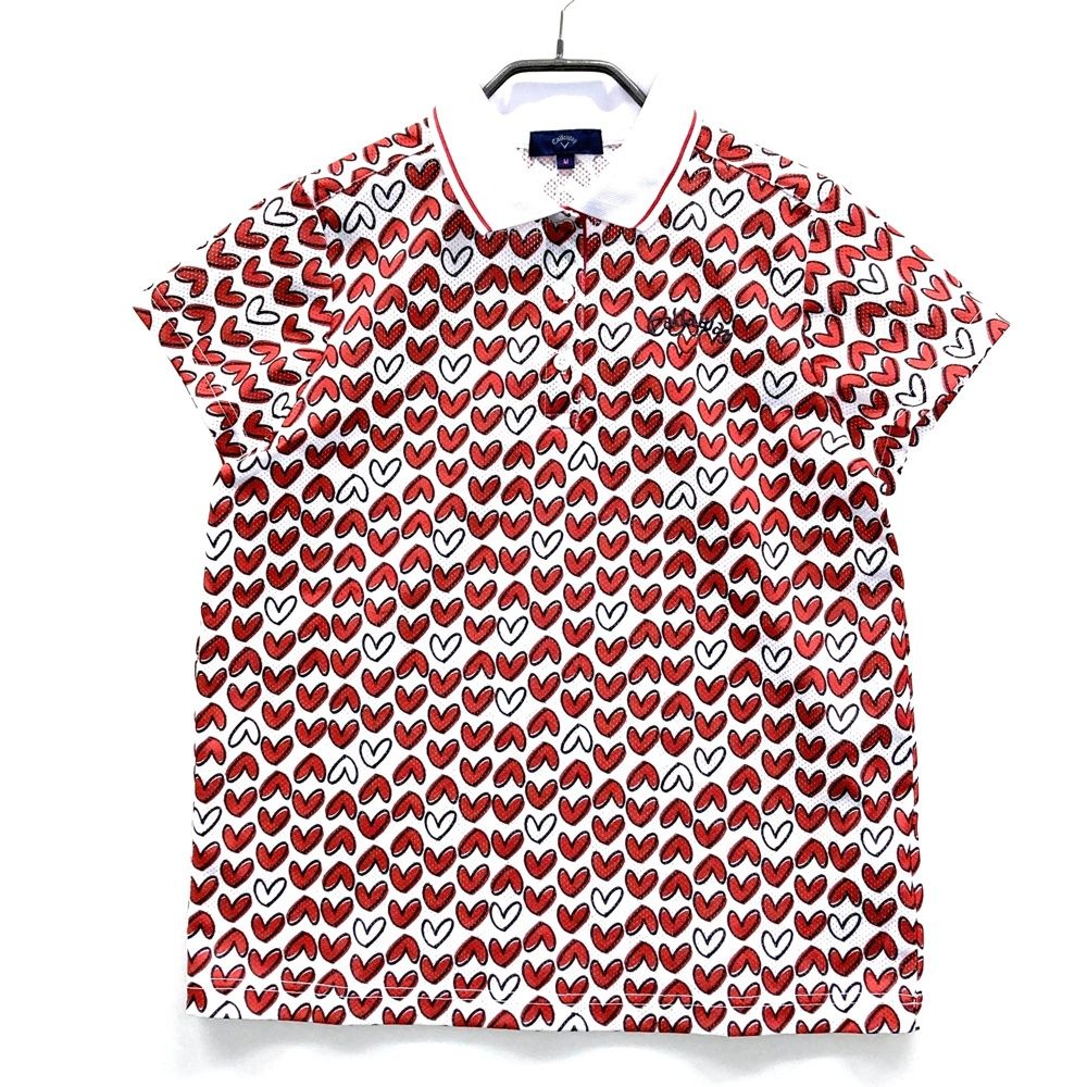 サイズ：M CALLAWAY キャロウェイ ;2024年モデル 半袖ポロシャツ