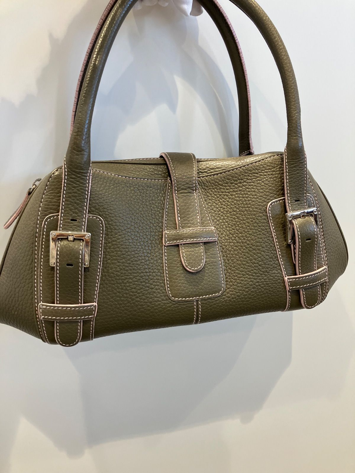 バッグ】LOEWE ロエベ センダ レザー ハンドバッグ ミニボストン 