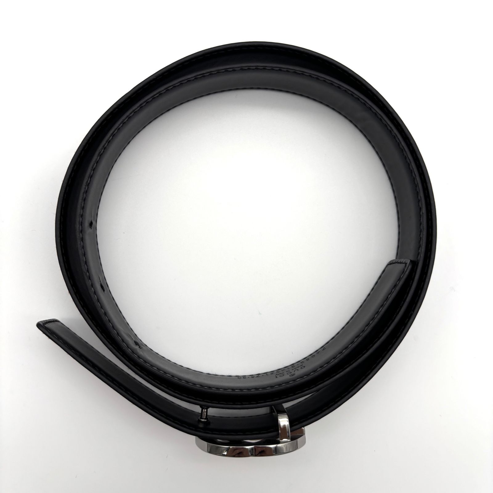 未使用に近い GUCCI グッチ ベルト レザー シンプル ビジネス