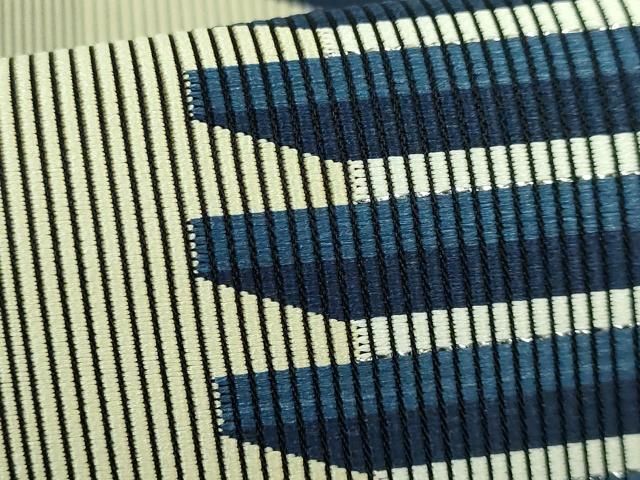 帯4565 ●高級 正絹 天然灰汁発酵建藍染 六通 袋帯 帯4565 ○高級 正絹 天然灰汁発酵建藍染 六通 袋帯