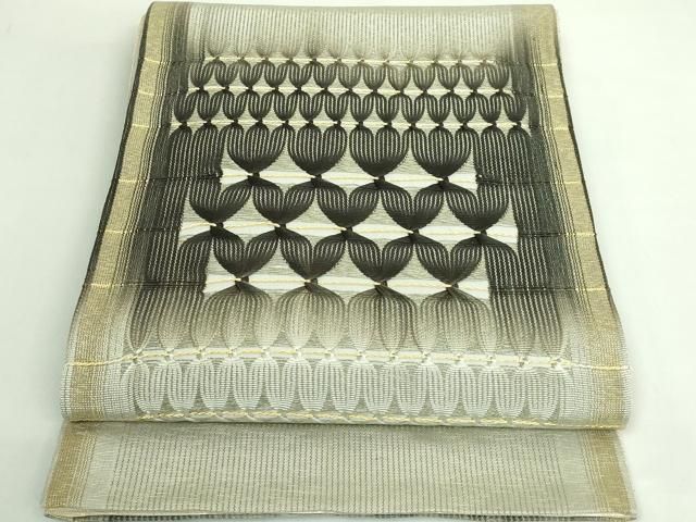 専用帯5094 4790 二点セット●ひなや工房 伊豆蔵明彦 高級 正絹 刺繍 a19 ひなや未使用袋帯、西陣織手の組み名門、伊豆蔵明彦工房、正絹