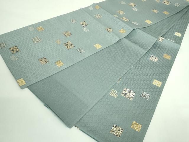 加納幸　袋帯 西陣加納幸袋帯（梨地菱取壁画）