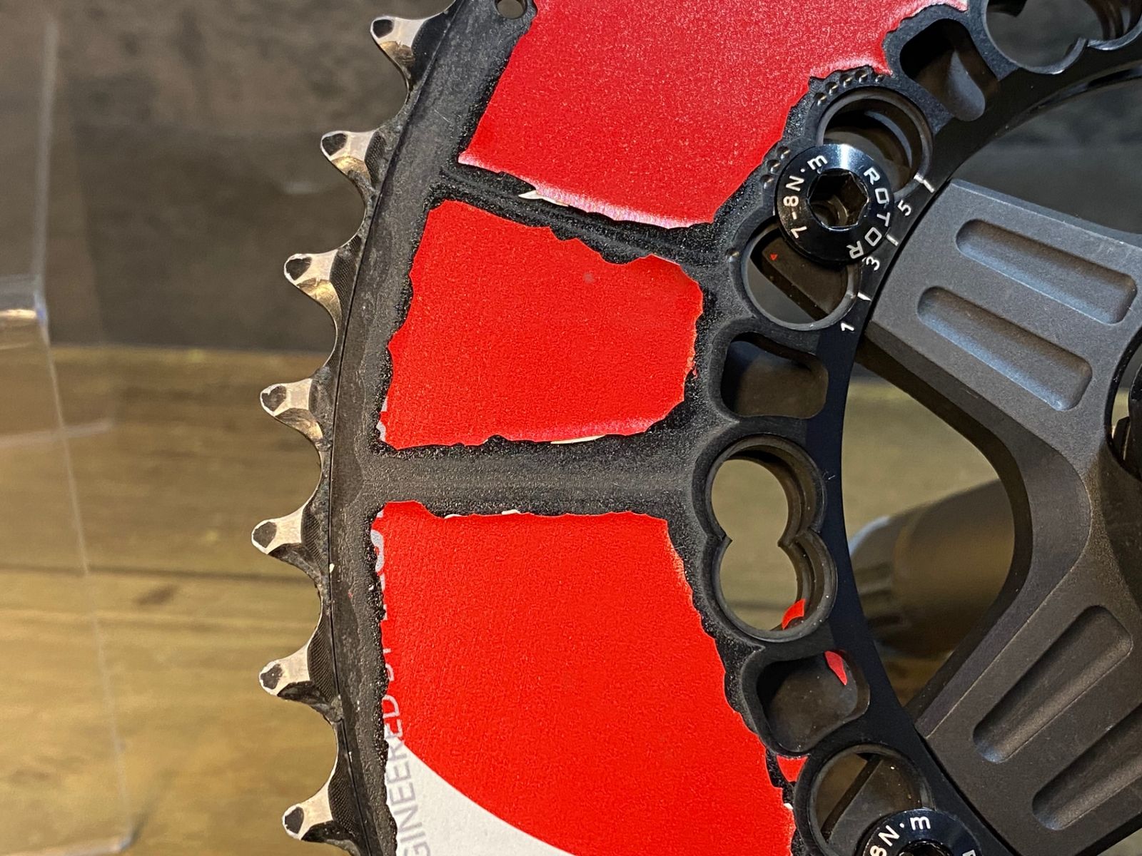 JN569 ローター ROTOR 3D クランクセット 24mmシャフト 170mm QRINGS