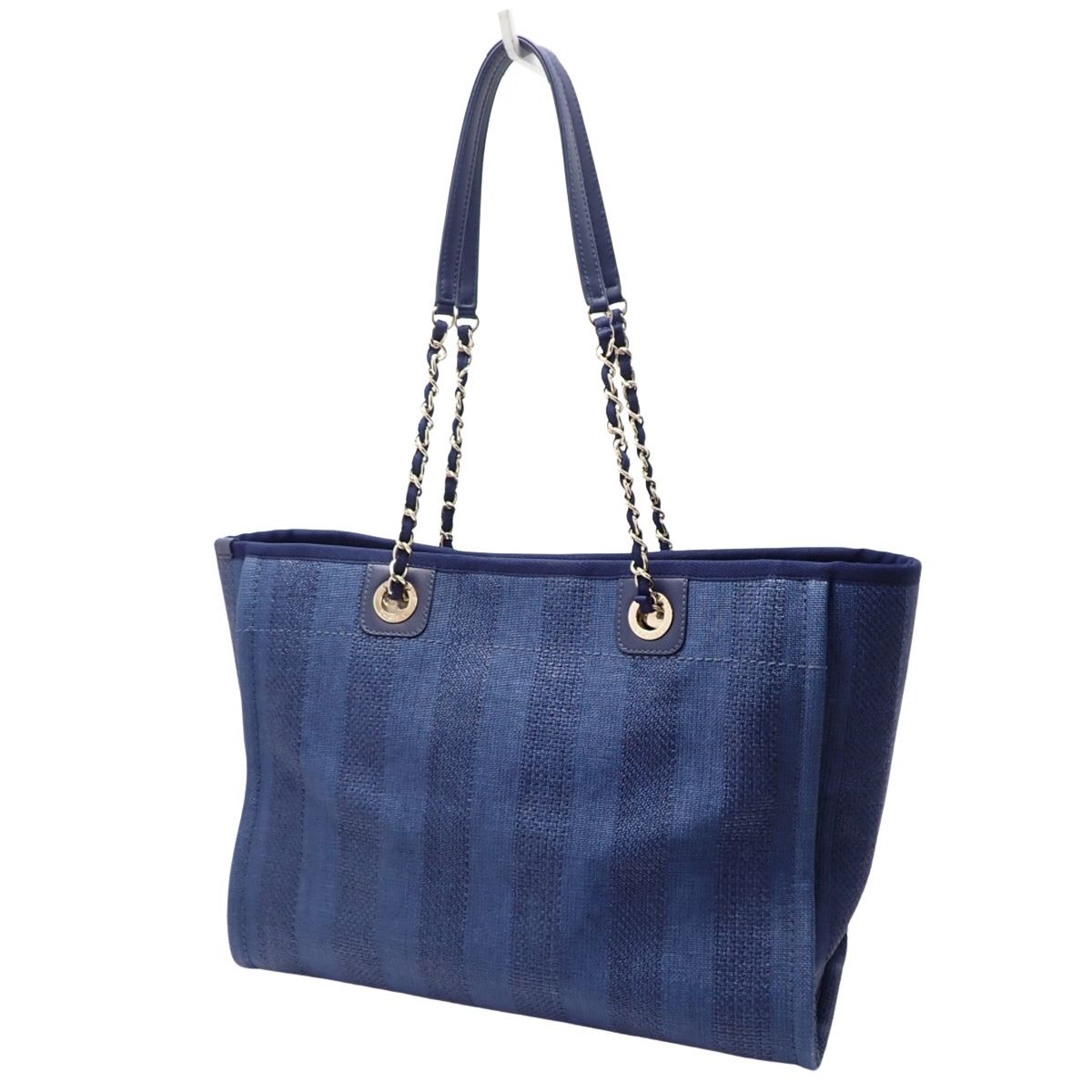 CHANEL(シャネル) ドーヴィル チェーントート MM トートバッグ 肩掛け