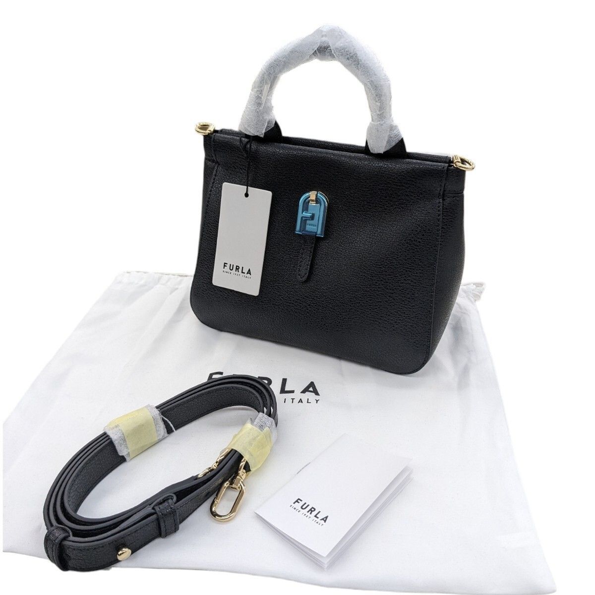 極美品 FURLA フルラ WB00314 AX0732 パラッツォ PALAZZO レザー 