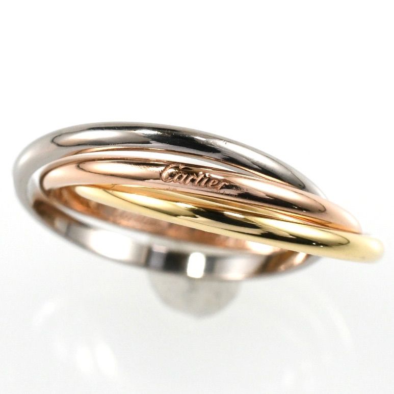 Cartier カルティエ トリニティリング XS 3連リング スリーカラー K18