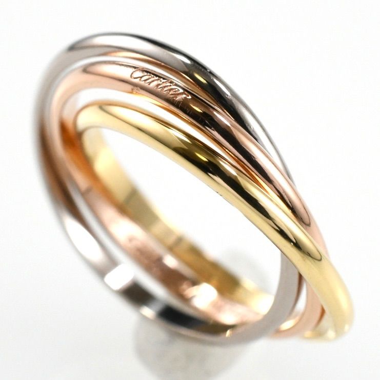 Cartier カルティエ トリニティリング XS 3連リング スリーカラー K18