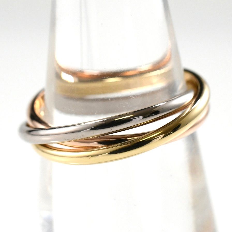 Cartier カルティエ トリニティリング XS 3連リング スリーカラー K18