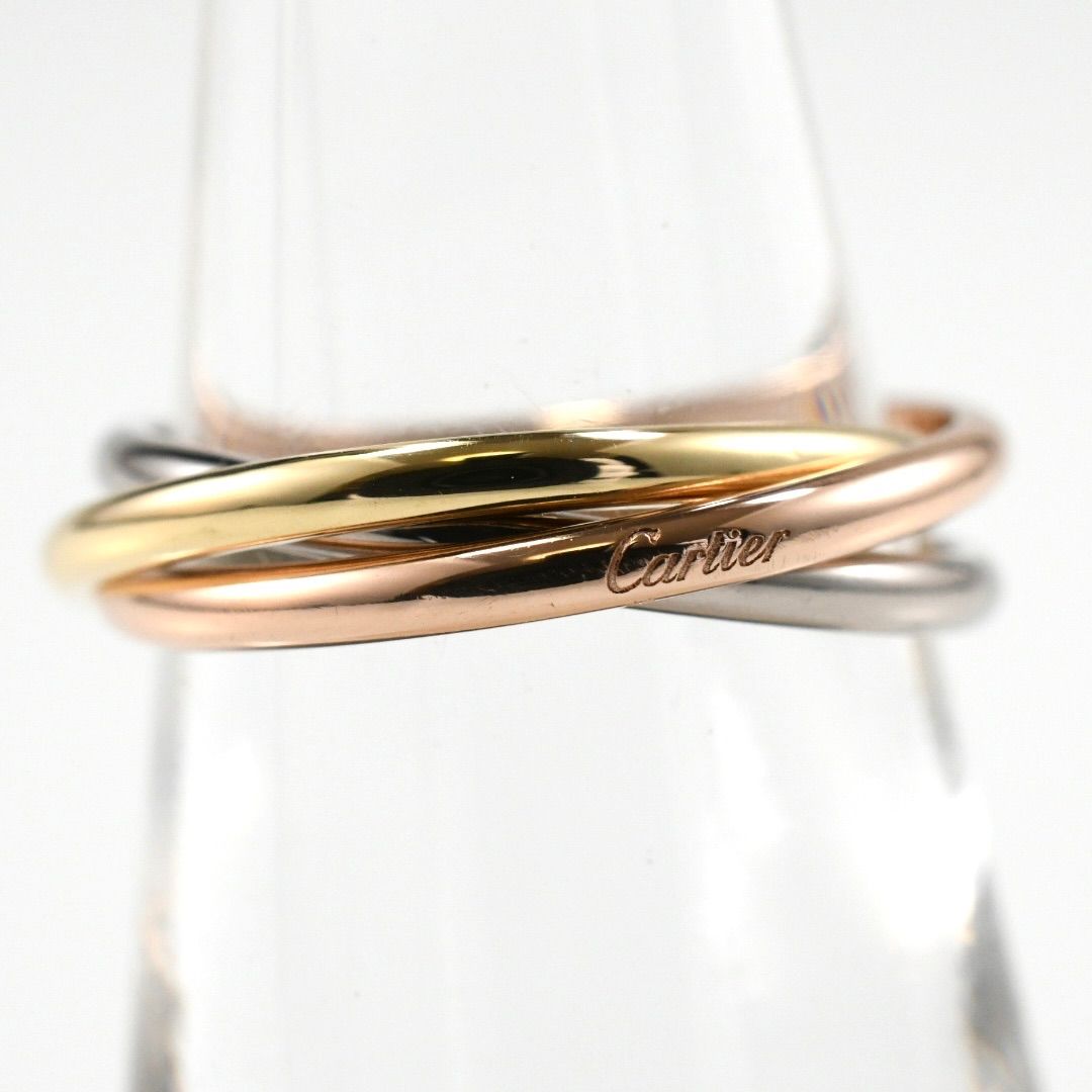 Cartier カルティエ トリニティリング XS 3連リング スリーカラー K18