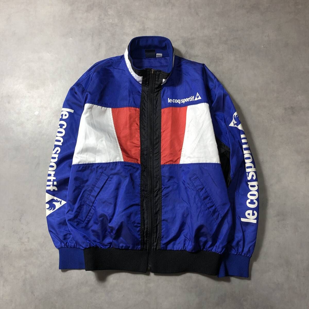 GQ4662◇Ie coq sportif：90's セットアップ◇L◇ブルー系 ルコック