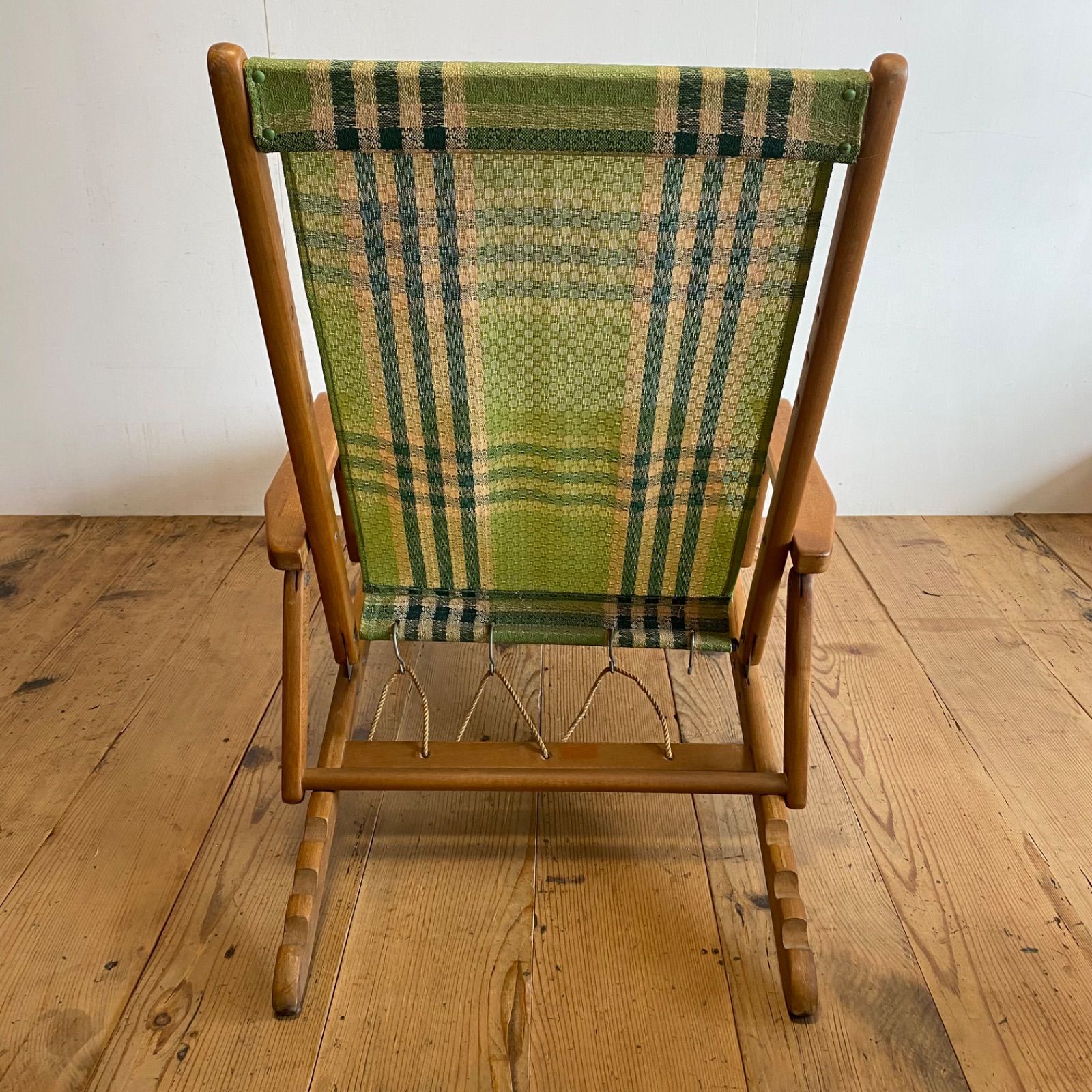 アンティーク 昭和レトロ オールド マルニ ヴィンテージ デッキチェア