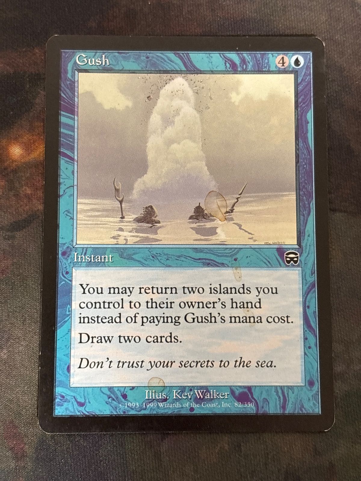 マスクス 噴出 Gush 英語 foil kw4 95 ※汚れ有り 噴出/Gush MMQ 英語版 EN MTG - メルカリ