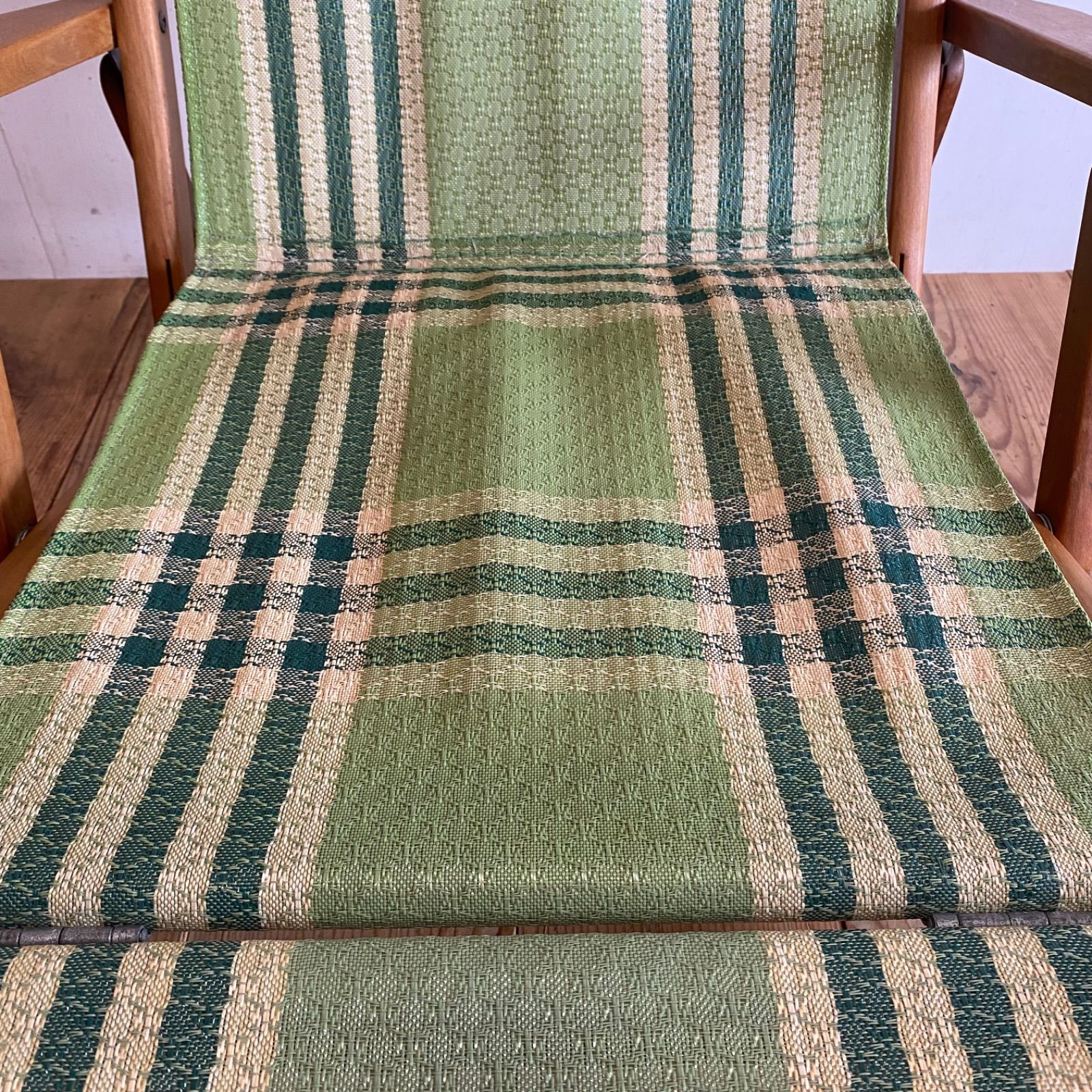 アンティーク 昭和レトロ オールド マルニ ヴィンテージ デッキチェア