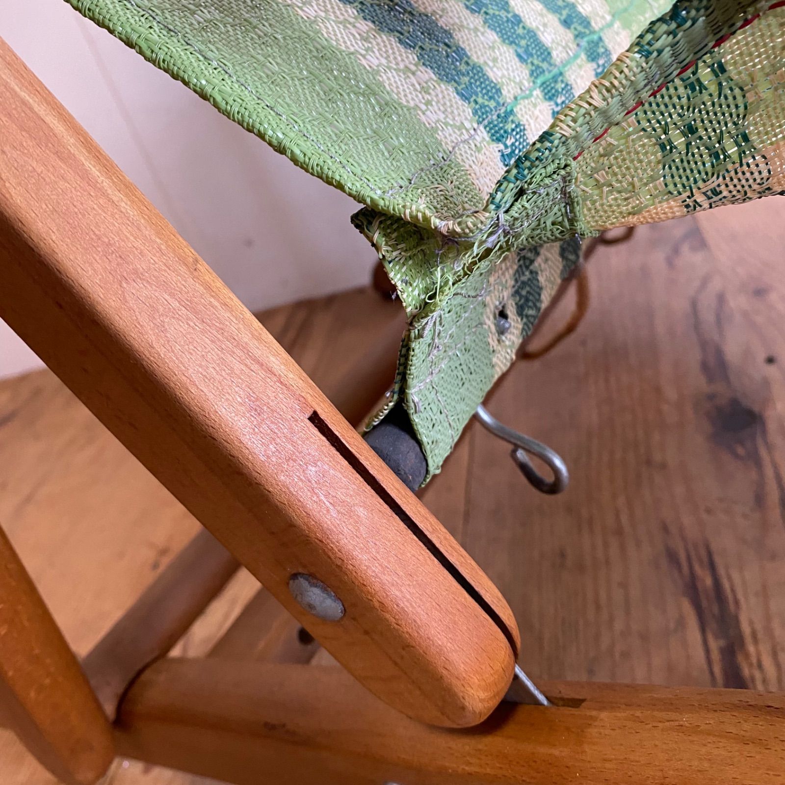 アンティーク 昭和レトロ オールド マルニ ヴィンテージ デッキチェア