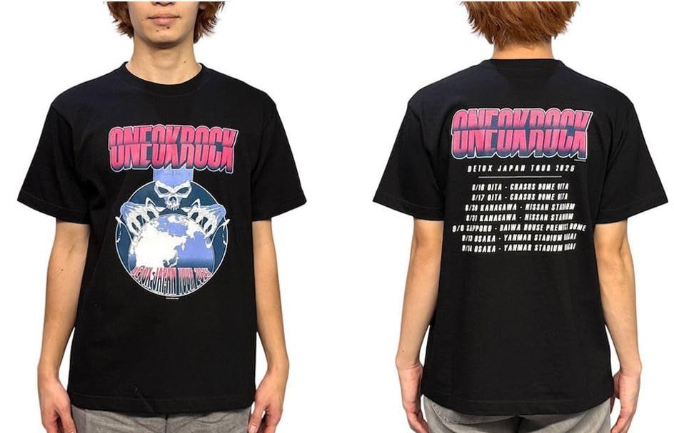 ワンオクロック ワンオク 2025 DETOX JAPAN グッズ Tシャツ H M - メルカリ