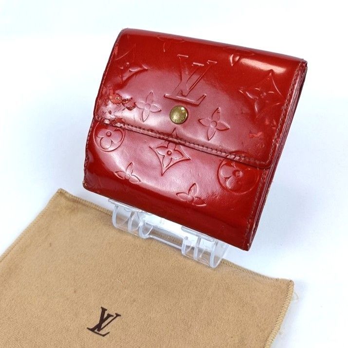 LOUIS VUITTON ルイヴィトン 三つ折り財布 ヴェルニ ポルトモネビエ